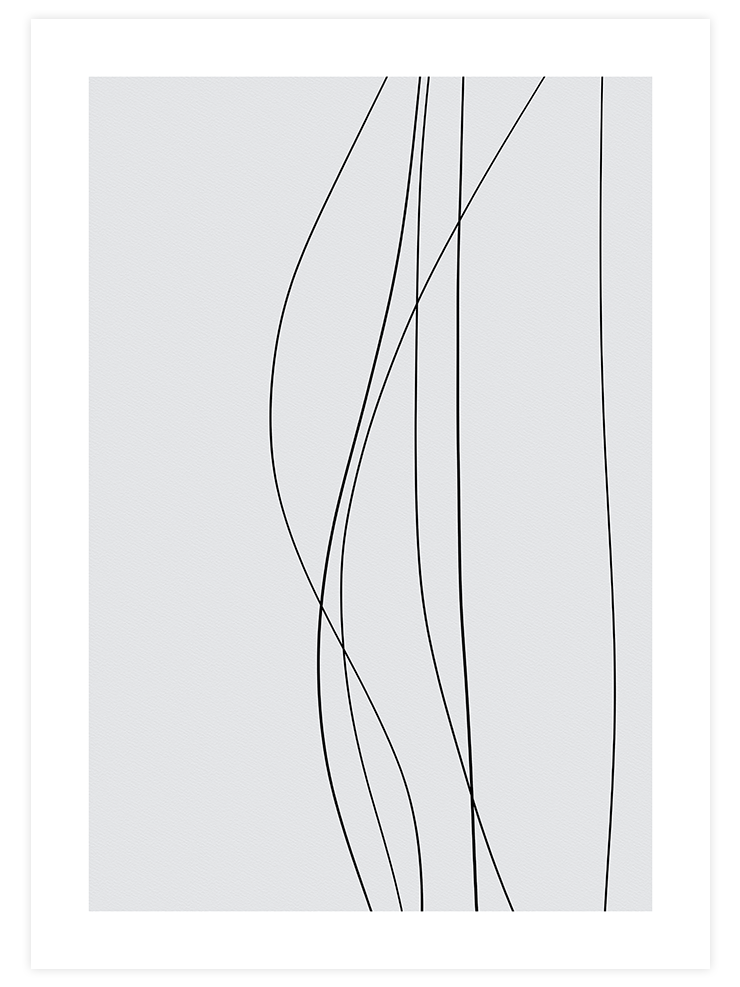 Minimalist Lines N2 - Art Print Sanatsal Poster