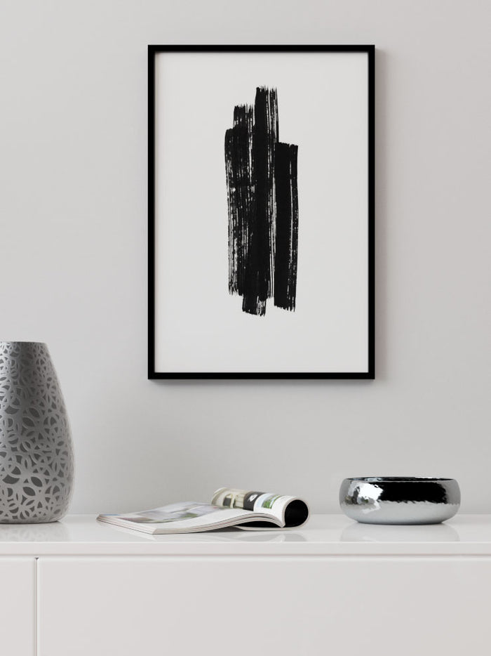 Black Stroke - Art Print Poster