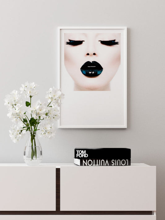 Black Lips Poster - Giclée Baskı