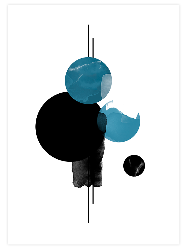 Modern N2 - Art Print Sanatsal Poster