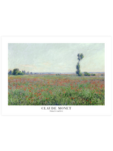Monet Poppy Field - Art Print