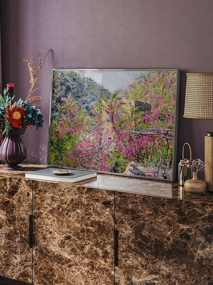 Monet The Valley of Sasso - Art Print Poster