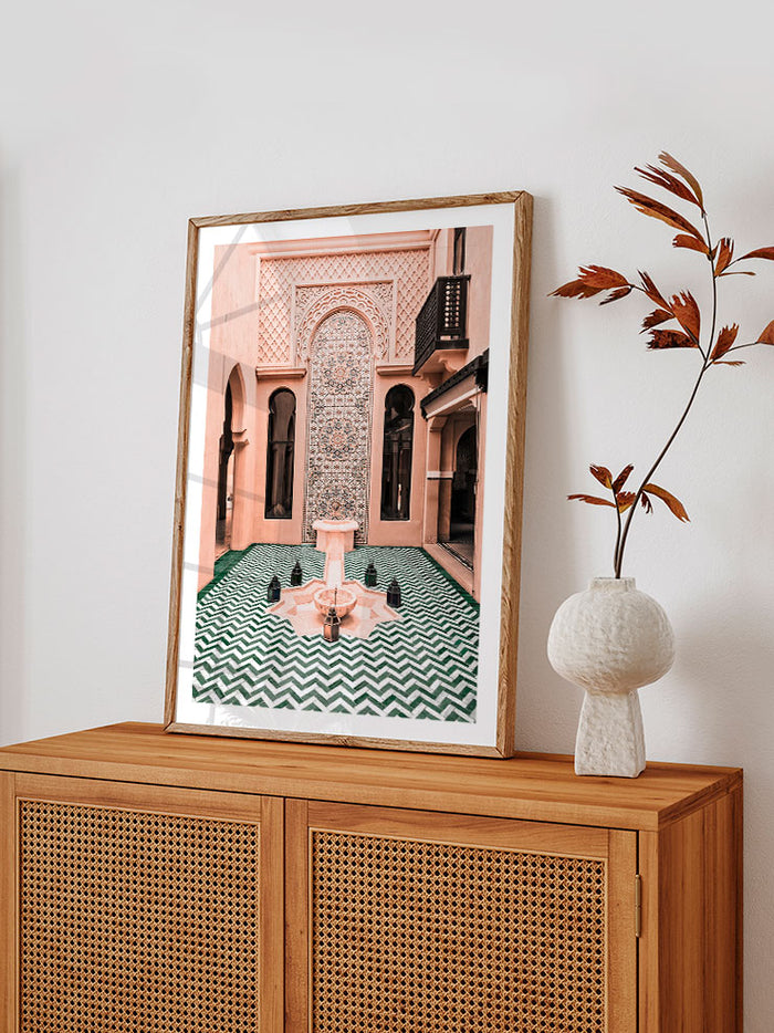 Mozaikli Çeşme N2 - Art Print Poster