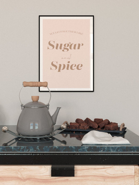 Sugar and Spice Poster - Giclée Baskı