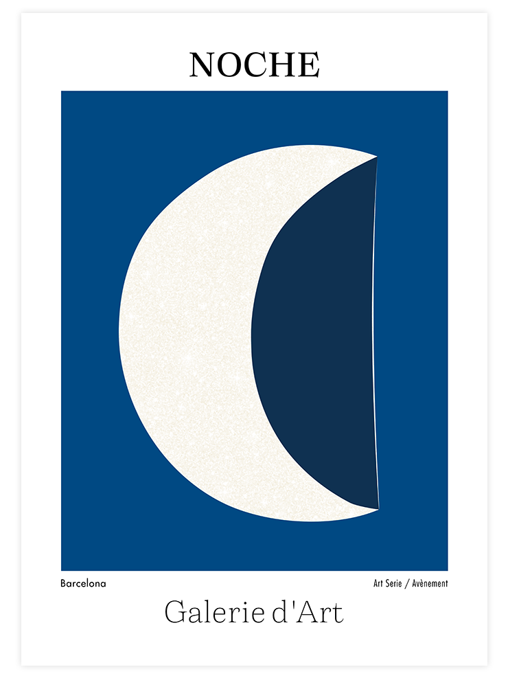 Noche - Art Print Sanatsal Poster