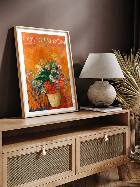 Odilon Redon Vase Of Flowers N2 Poster - Giclée Baskı