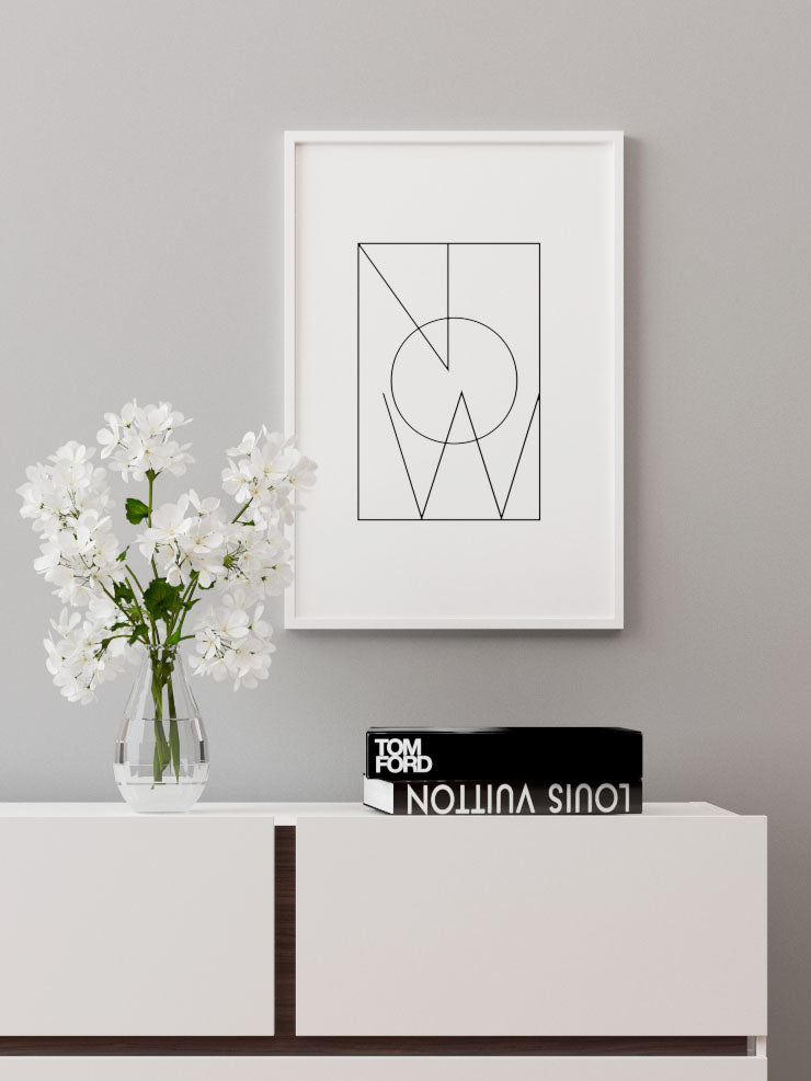 Now - Art Print Poster