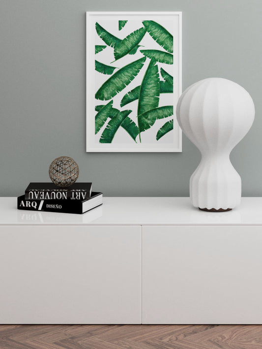 Palmiye Ağacı Yaprakları Poster - Giclée Baskı