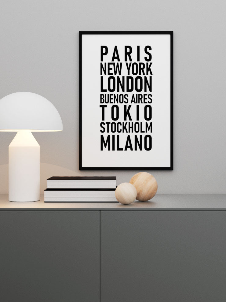 Signboard - Art Print Poster