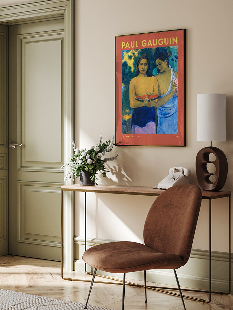 Paul Gauguin Two Tahitian Women - Art Print Poster