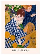 Pierre Bonnard Woman with Dog - Art Print