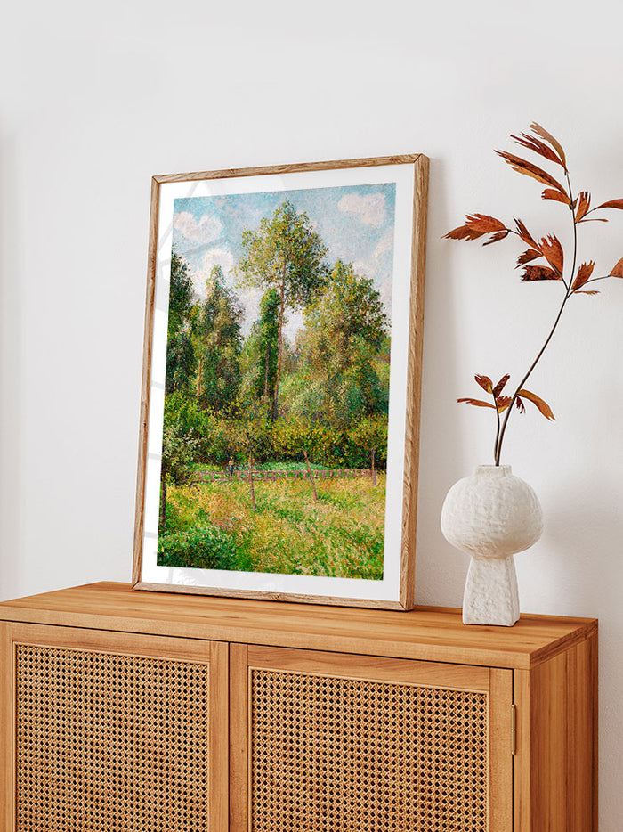 Camille Pissarro Kavaklar - Art Print Poster