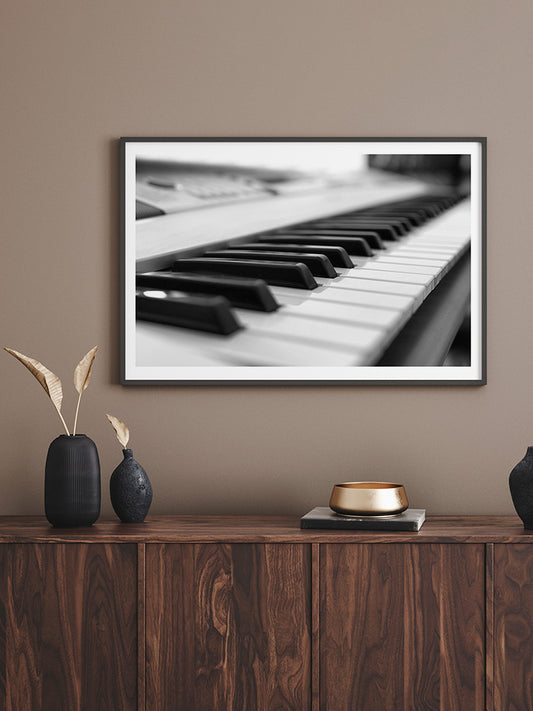 Piyano Poster - Giclée Baskı