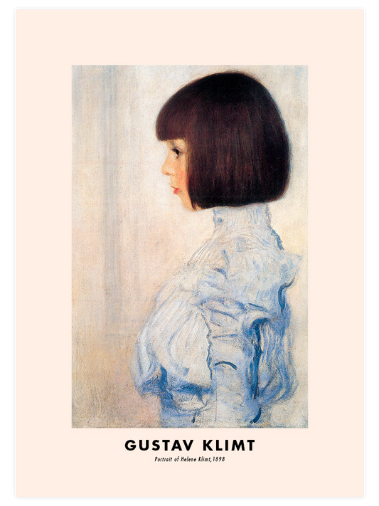 Gustav Klimt Portrait of Helene Klimt Poster - Giclée Baskı