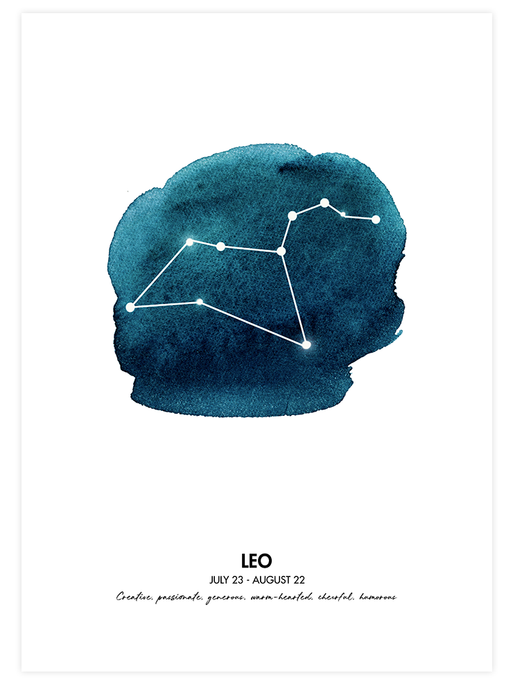 Aslan Burcu - Art Print Çocuk Odası Poster