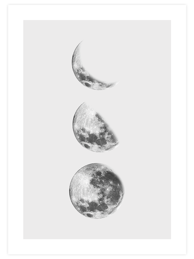 Ayın Halleri - Art Print Çocuk Odası Poster