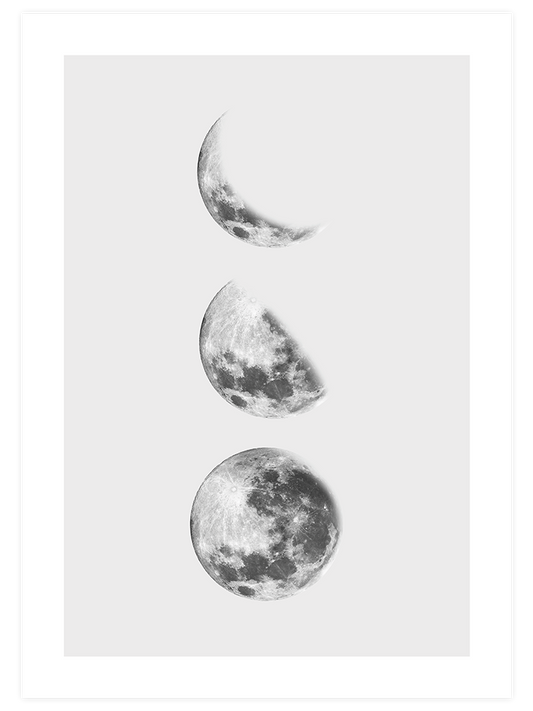 Ayın Halleri Poster - Giclée Baskı