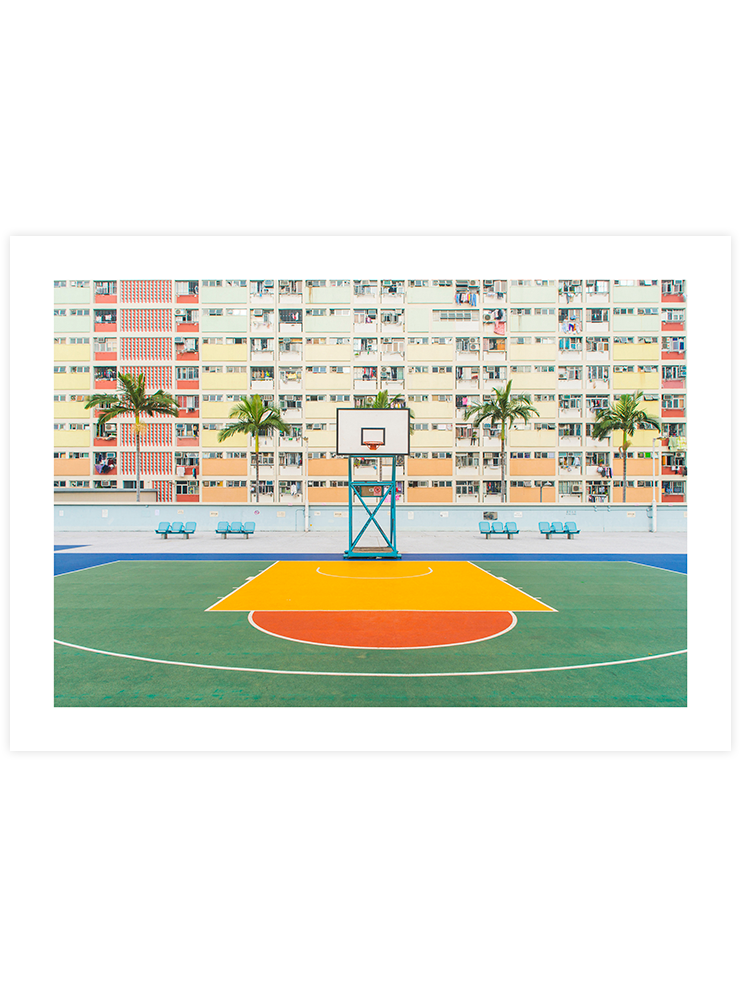 Basket Sahası - Art Print Fotoğraflar Poster