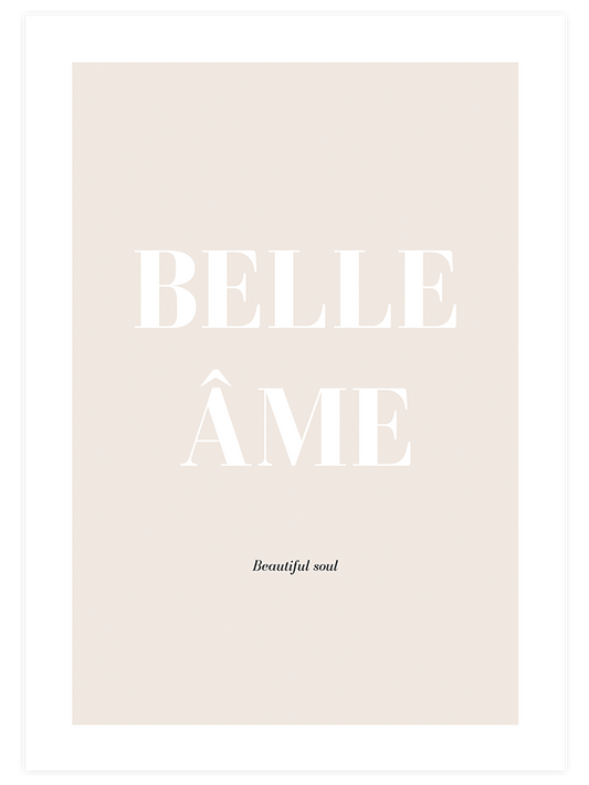 Belle Âme Poster - Giclée Baskı