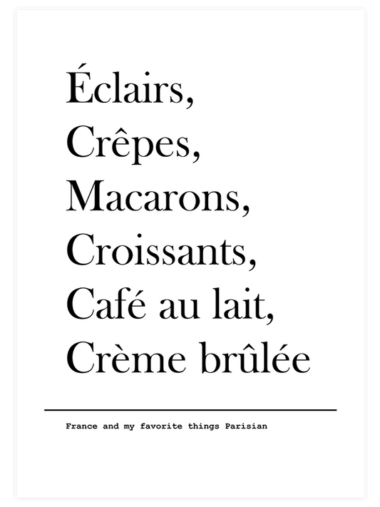 Best Of Paris Poster - Giclée Baskı