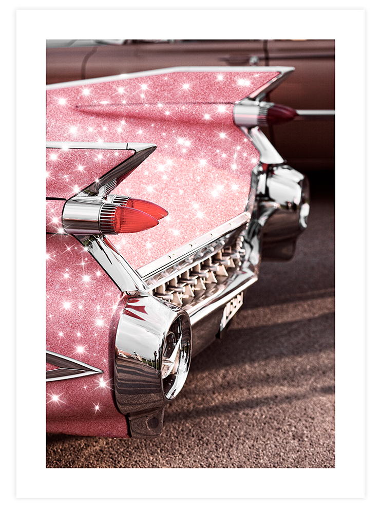 Bright Cadillac - Art Print Fotoğraflar Poster