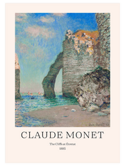 Claude Monet The Cliffs At Étretat Poster - Giclée Baskı