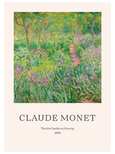 Monet The Iris Garden At Giverny - Art Print