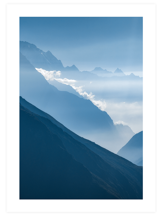 Dağ Manzarası N1 Poster - Giclée Baskı
