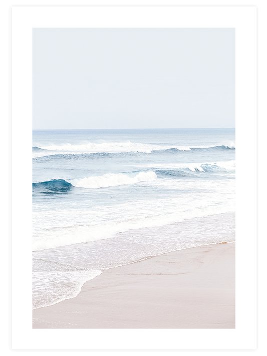Deniz Ve Kumsal Poster - Giclée Baskı