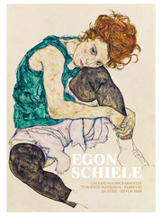 Egon Schiele Afiş Poster - Giclée Baskı