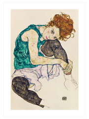 Egon Schiele Art Poster - Giclée Baskı