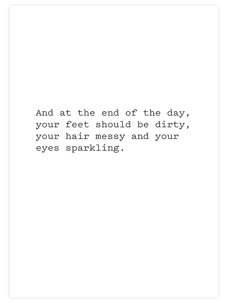 End Of The Day - Art Print Poster