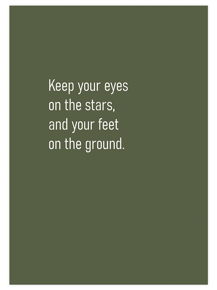 Eyes On Stars - Art Print Poster