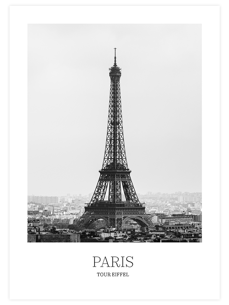 Eyfel Kulesi Paris - Art Print Fotoğraflar Poster