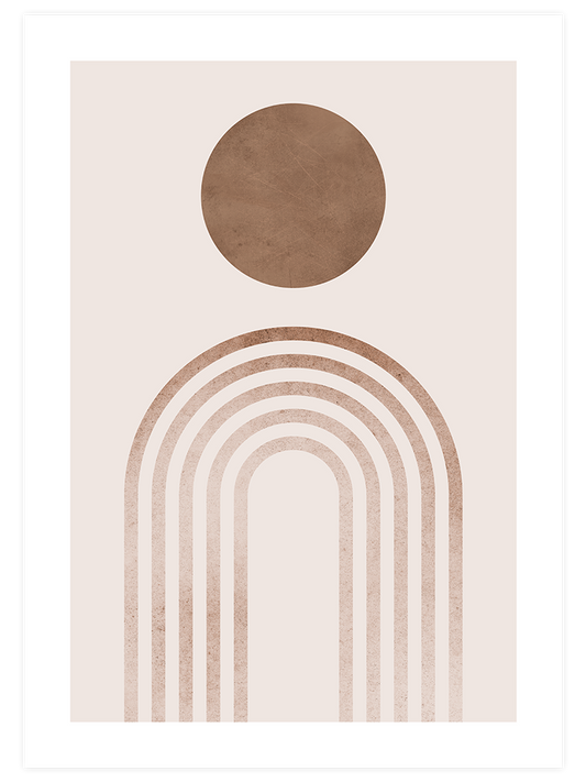 Geometrik N4 Poster - Giclée Baskı