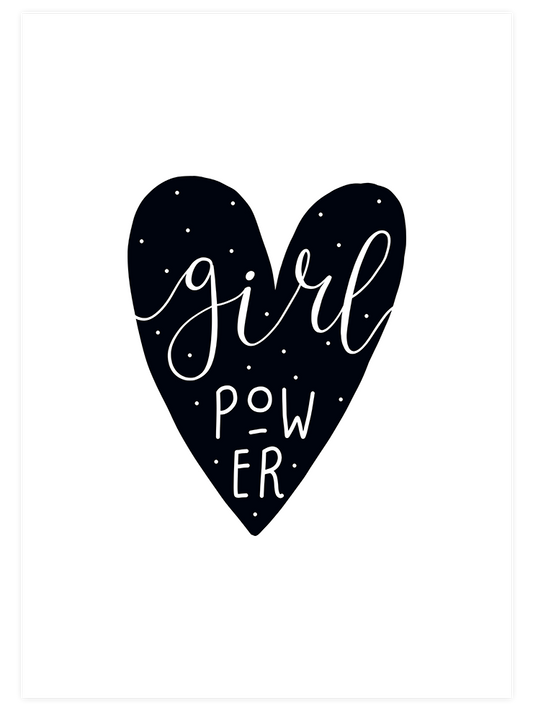 Girl Power Poster - Giclée Baskı