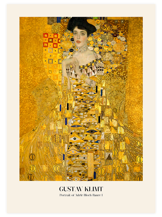 Gustav Klimt Portrait Of Adele Bloch Bauer Afiş Poster - Giclée Baskı