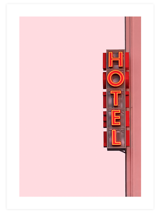 Hotel Poster - Giclée Baskı