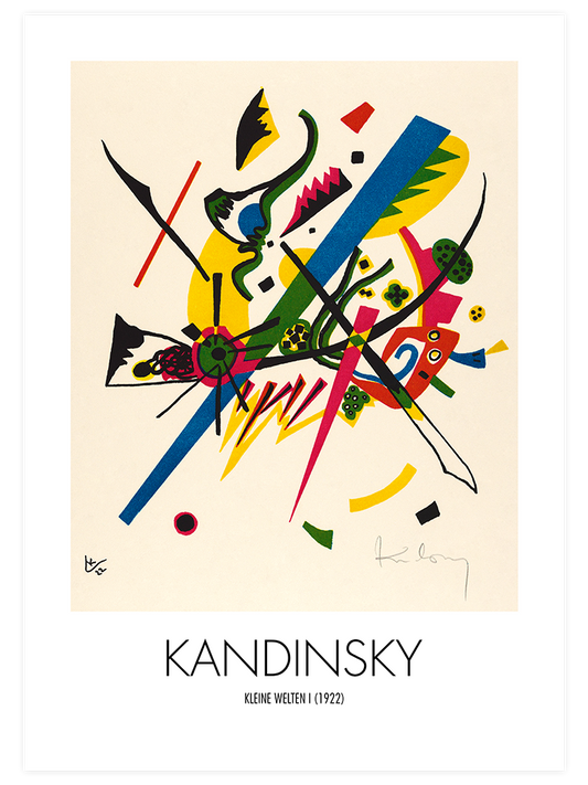 Kandinsky Art N3 Poster - Giclée Baskı