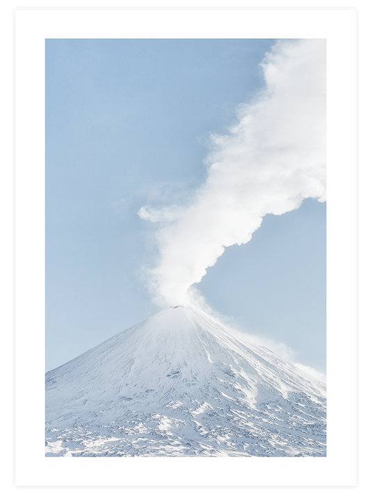 Karlı Dağ Poster - Giclée Baskı