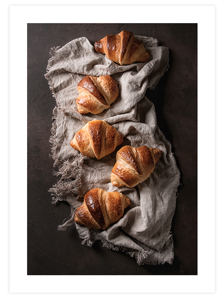 Café Croissant - Poster Seti Duo Poster