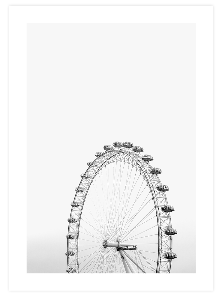 London Eye - Art Print Fotoğraflar Poster
