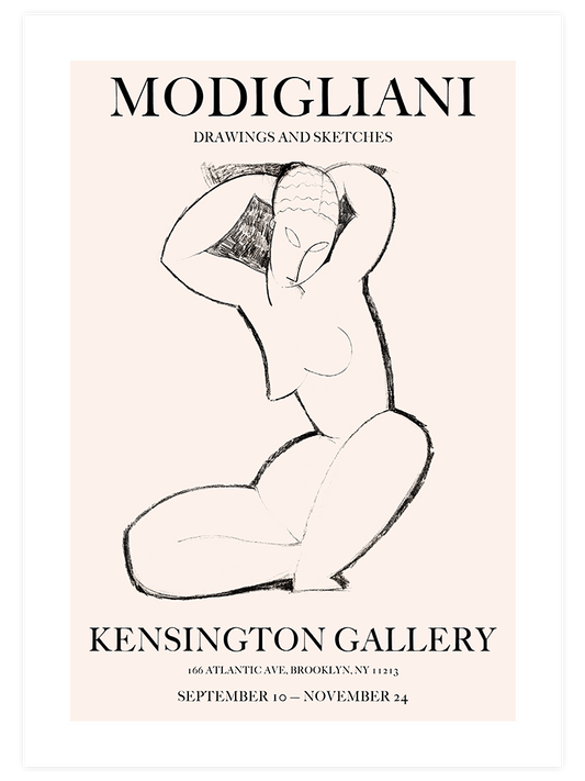 Modigliani Afiş N3 Poster - Giclée Baskı