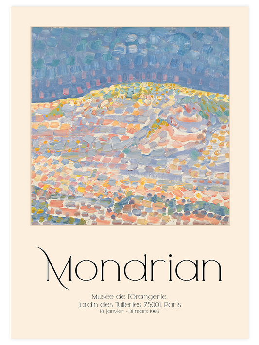 Mondrian Afiş N3 Poster - Giclée Baskı