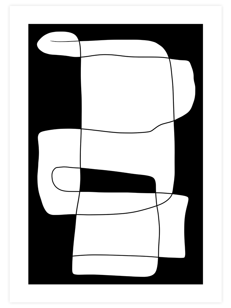 Morphing Form - Art Print Sanatsal Poster
