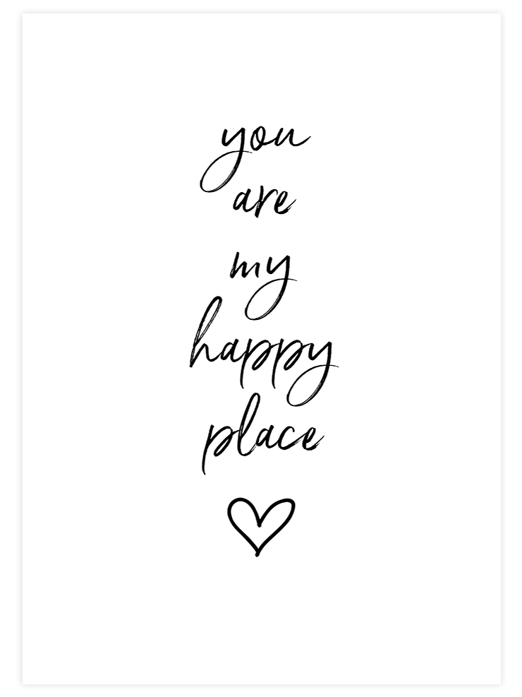 My Happy Place - Art Print Poster