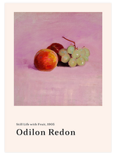 Odilon Redon Still Life With Fruit - Art Print