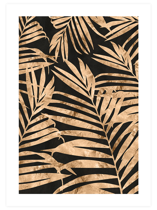 Palmiye Yaprakları N2 Poster - Giclée Baskı