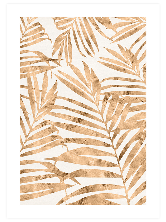 Palmiye Yaprakları N1 Poster - Giclée Baskı