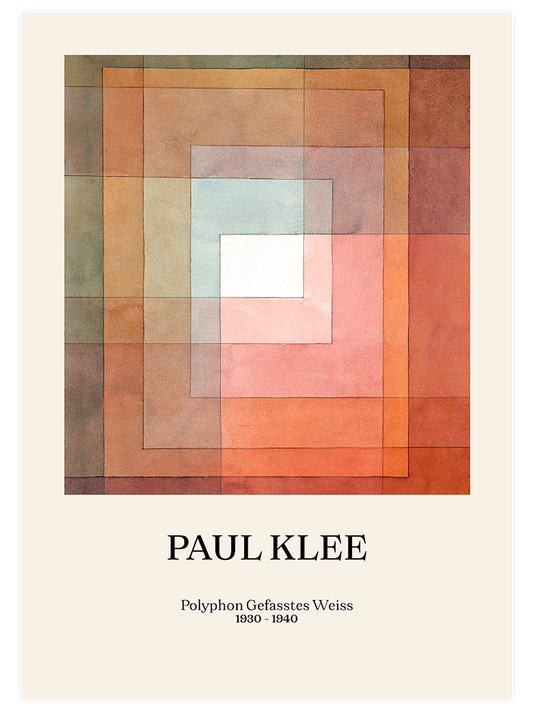 Paul Klee Polyphon Poster - Giclée Baskı
